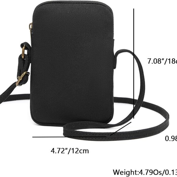 Small Crossbody Purse Zipper Cell Phone Bag Mini Shoulder Purse Wallet Smart Pho - Picture 2 of 9